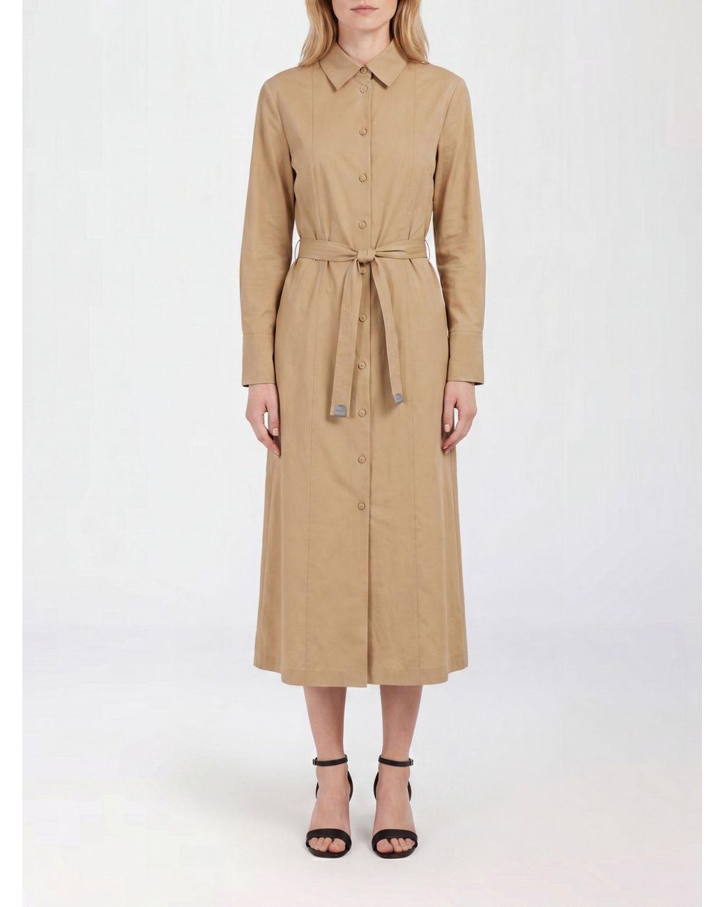 Max Mara Natural Nordica Chemisier Dress