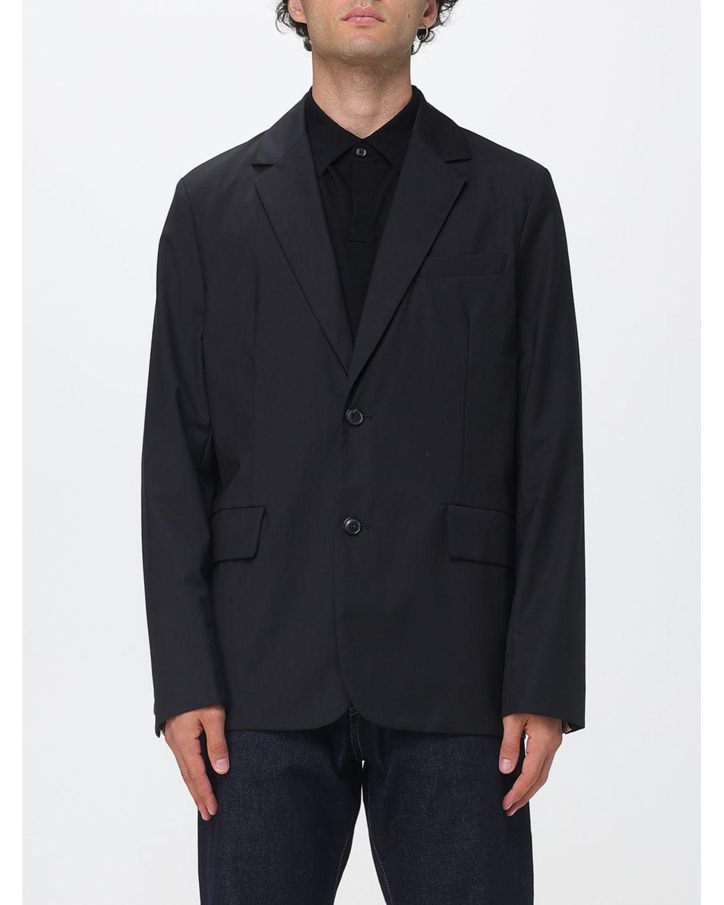 Paul Smith Blue Relaxed Fit Single-Breasted Wool Blazer for men