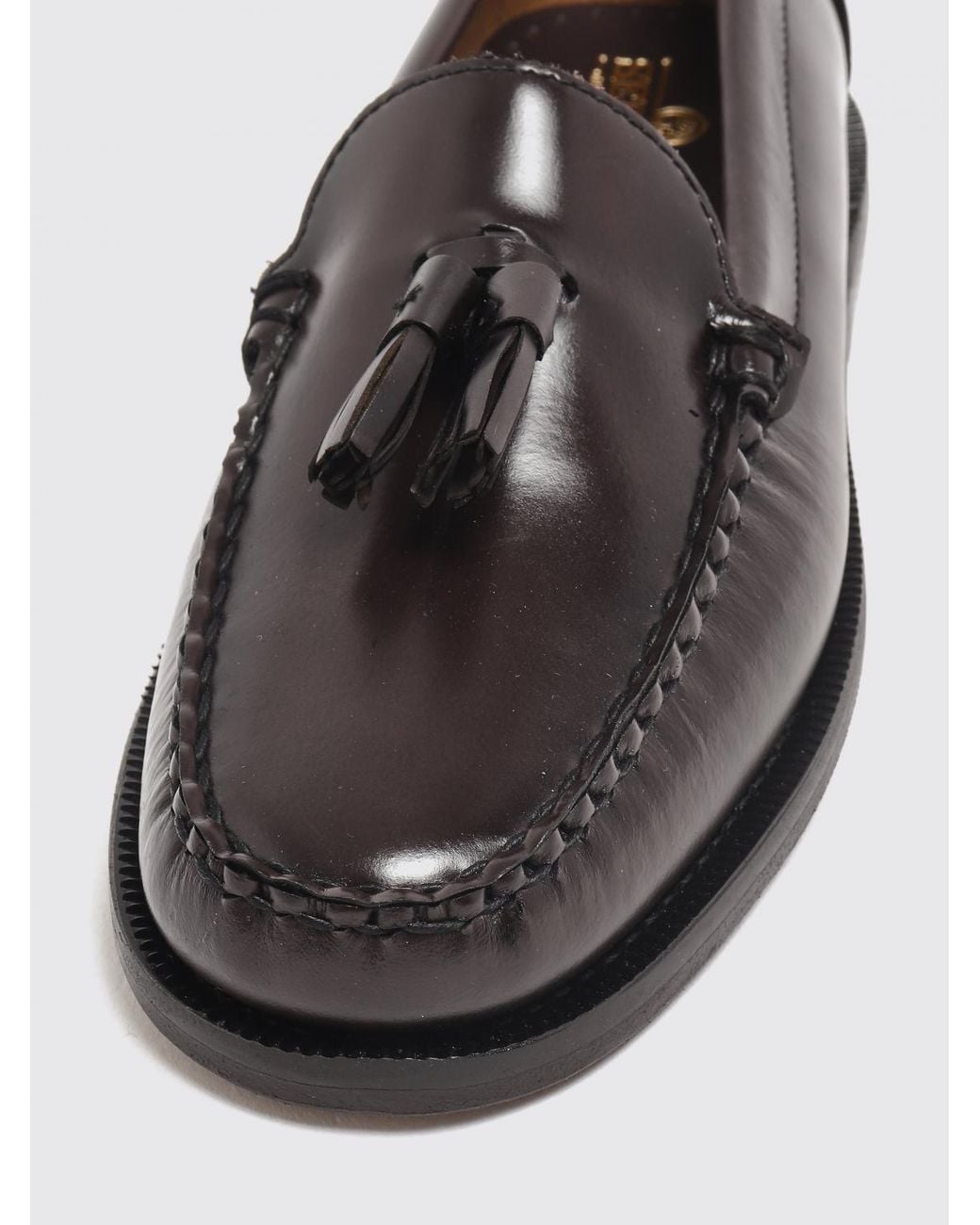 Sebago White Classic Will Smooth Calfskin Loafers With Tassels
