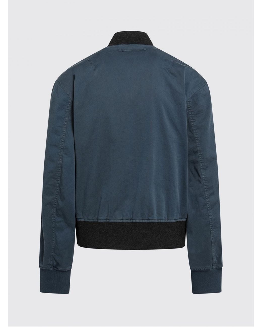 J.W. Anderson Blue Cotton Bomber Jacket for men