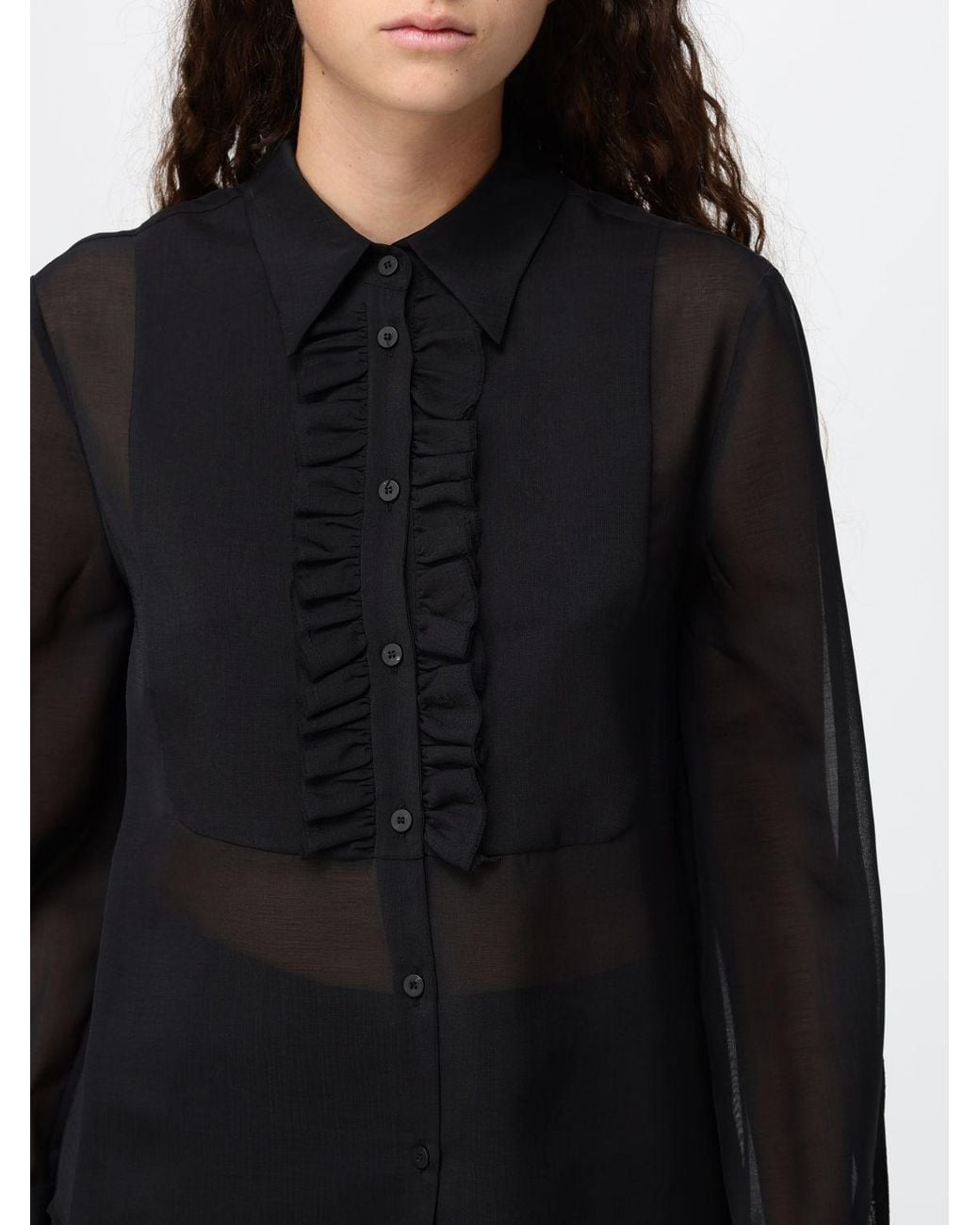 Camicia di Tela in Black