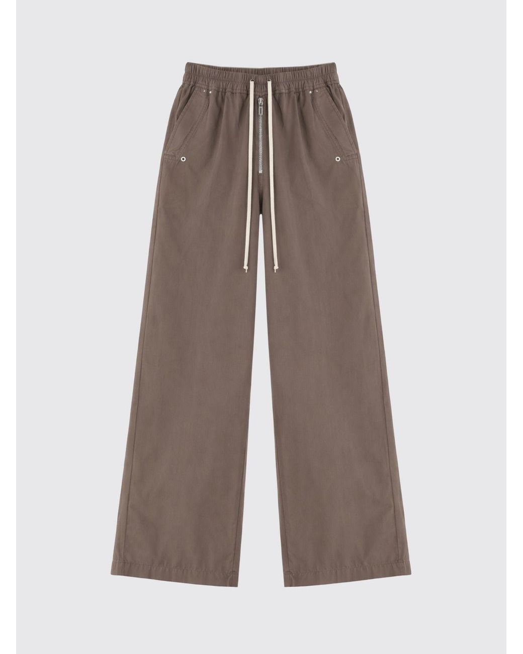 Rick Owens Brown Cotton Geth Belas Trousers