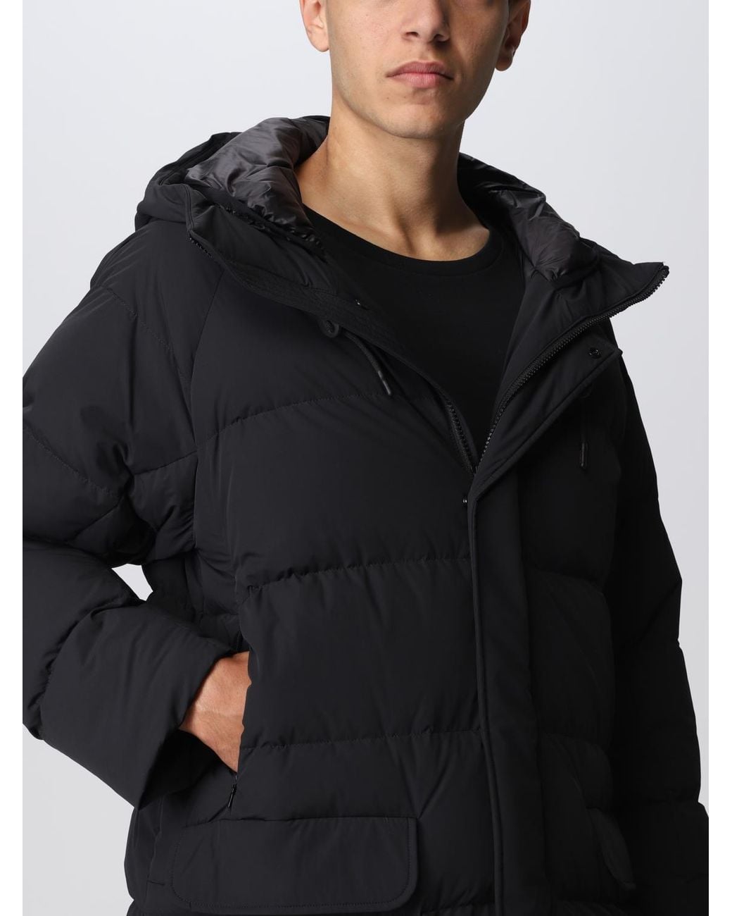 Aspesi Black Jacket for men