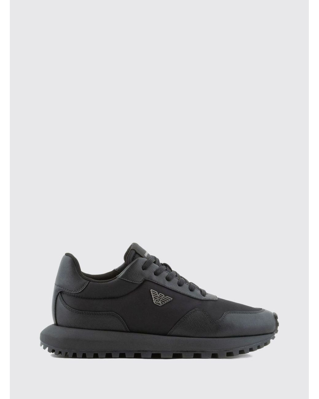 Emporio Armani Black Sneakers for men