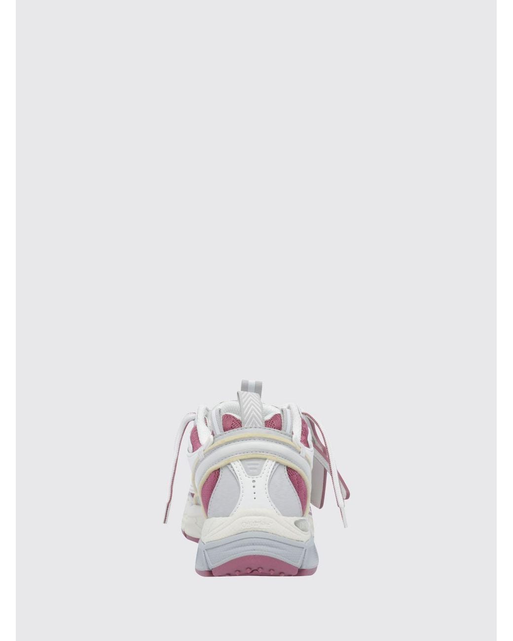 Off-White c/o Virgil Abloh White Be Right Back Low Top Sneakers With Serrated Sole And Mesh Interior