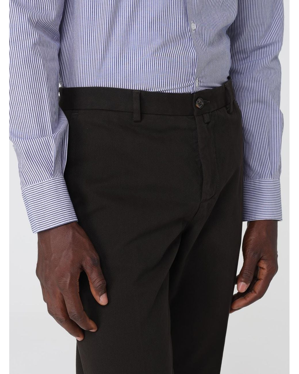 Brooksfield Black Pants for men
