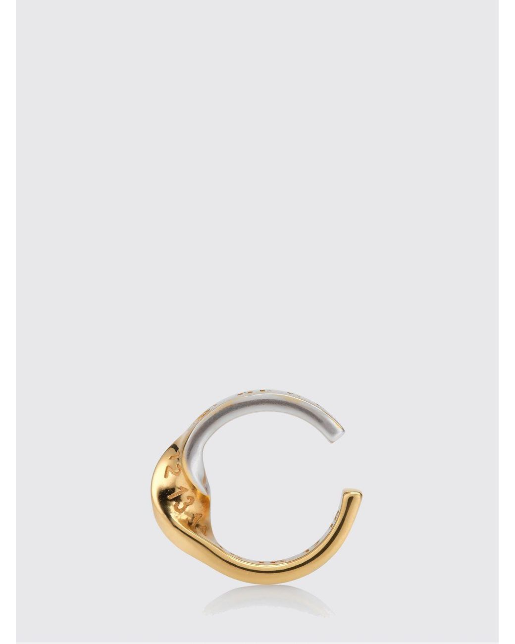 Maison Margiela Metallic Two-Tone Torchon Ear Cuff