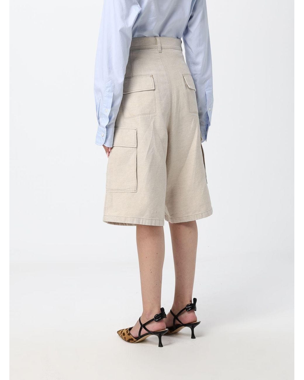Fendi Natural Shorts
