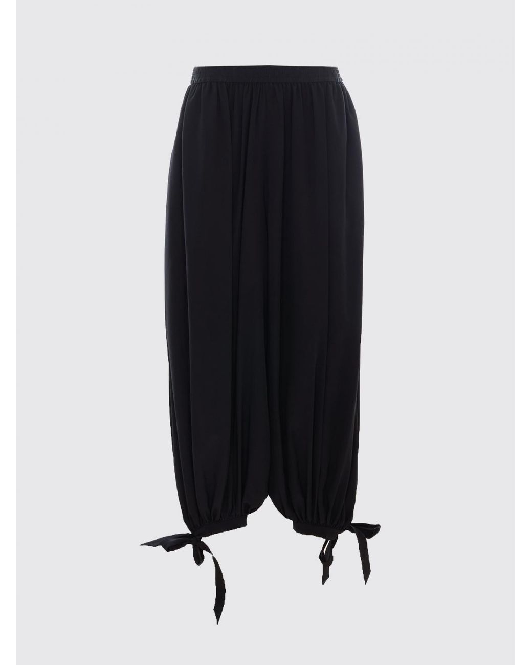 Chloé Blue ChloÉ High-Waisted Wide Leg Silk Harem Trousers