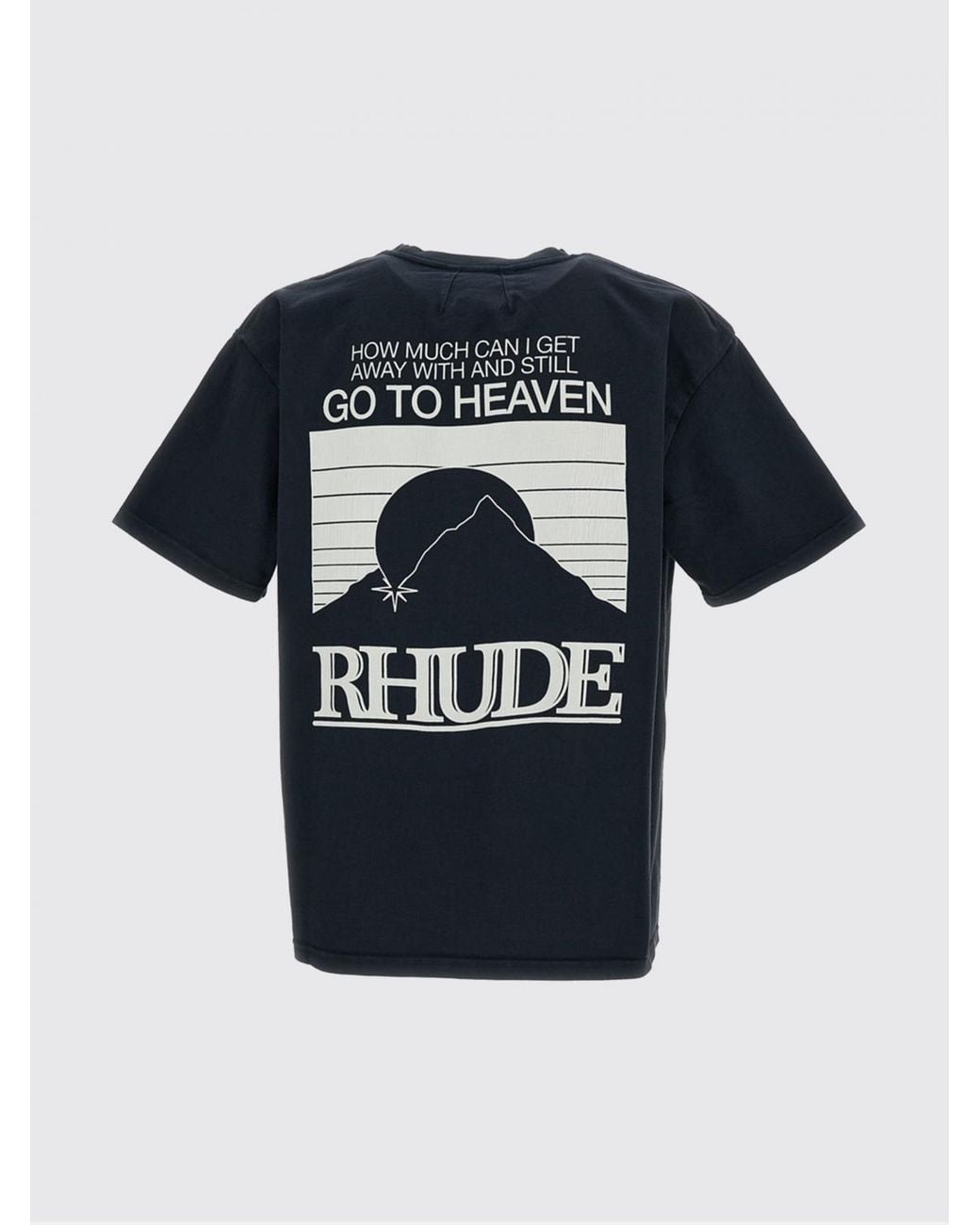 Rhude Black T-Shirt for men