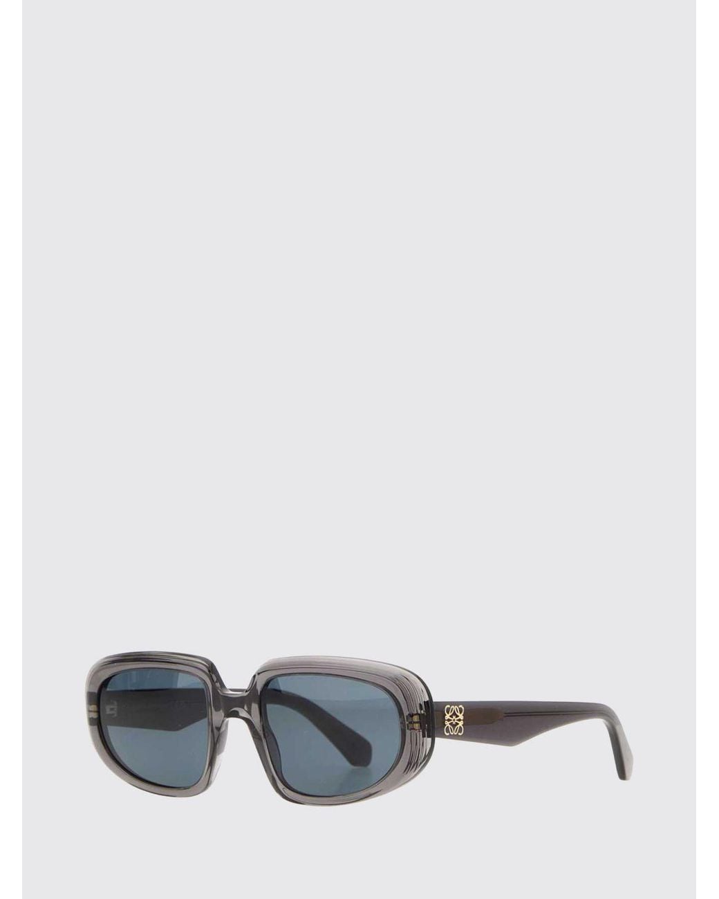 Loewe Gray Anagram Rectangular Sunglasses for men