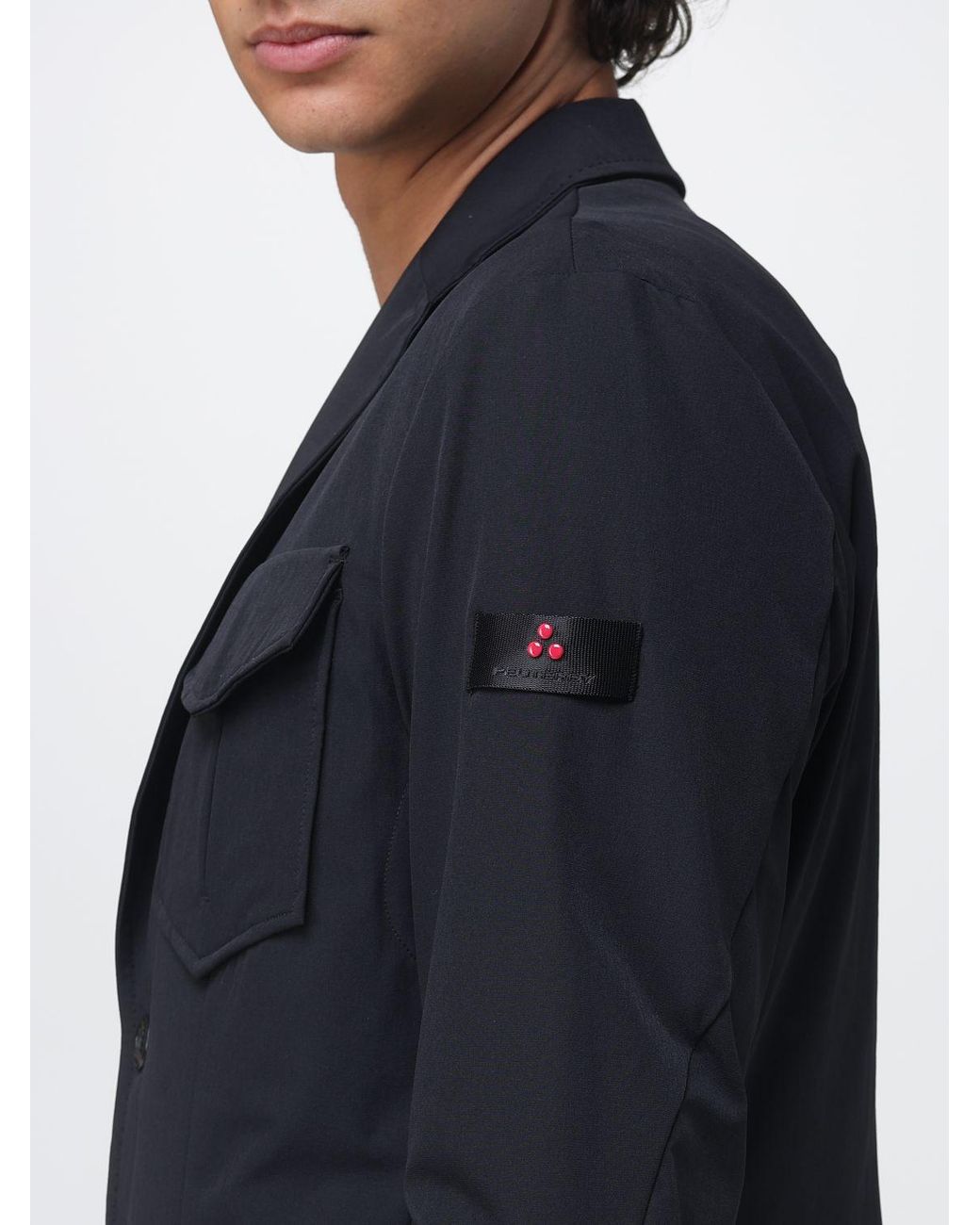 Peuterey Blue Orkney Single-Breasted Lightweight Jacket for men