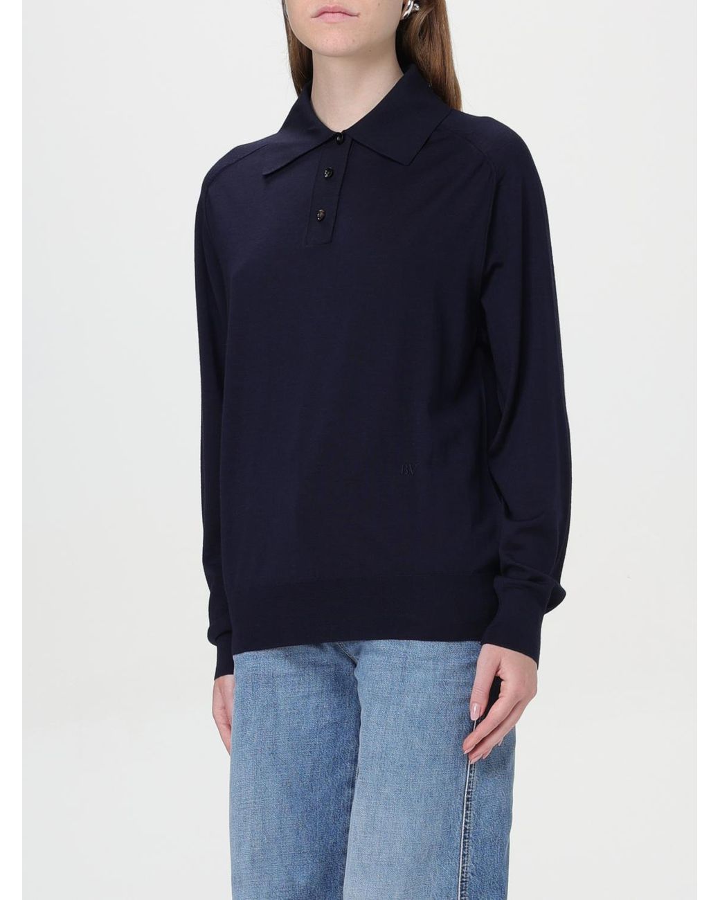 Bottega Veneta Blue Bottega Veneta Cashmere Crewneck Sweater