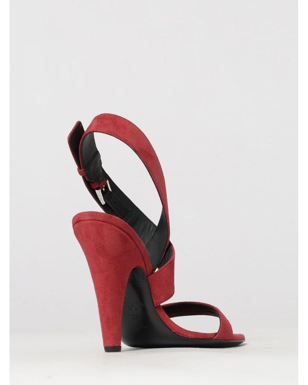 Alaïa Red Heeled Sandal