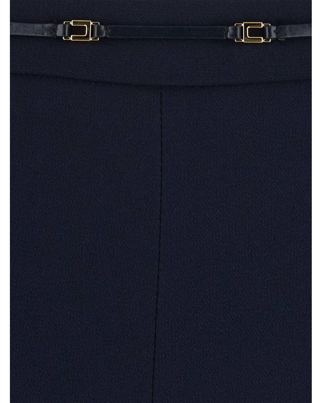 Elisabetta Franchi Blue Pants