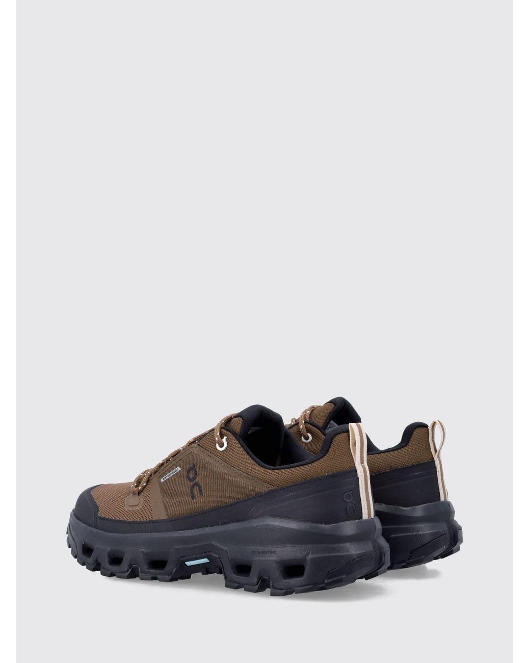 On Shoes White Cloudrock Low Waterproof Trainers for men