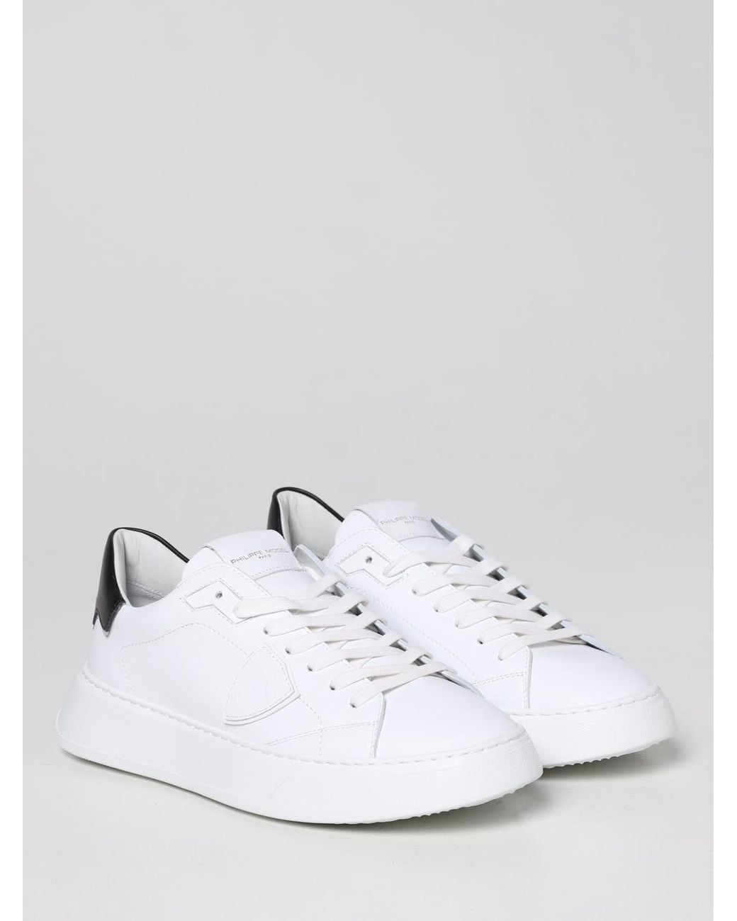 Philippe Model White Trainers for men