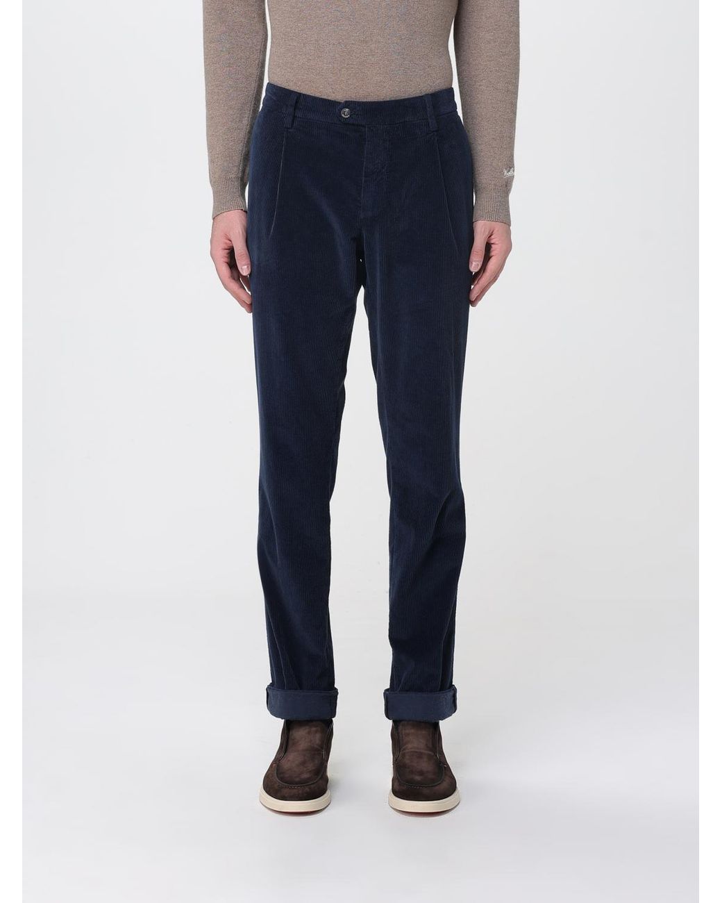 Mason's Blue Trousers for men