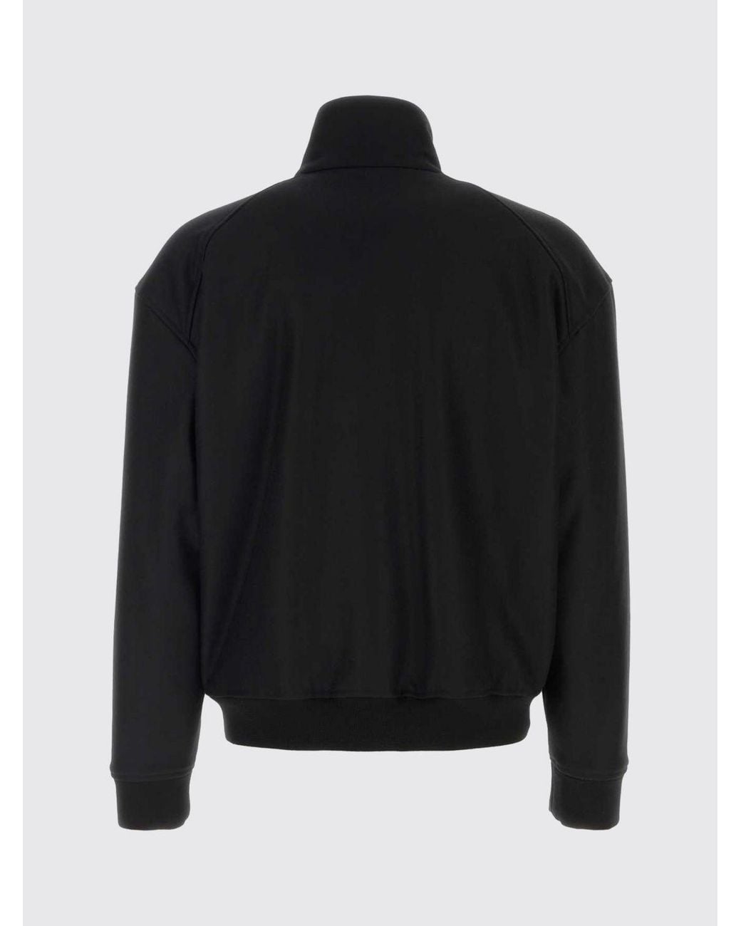 Jil Sander Blue High-Neck Zipped Sweatshirt for men