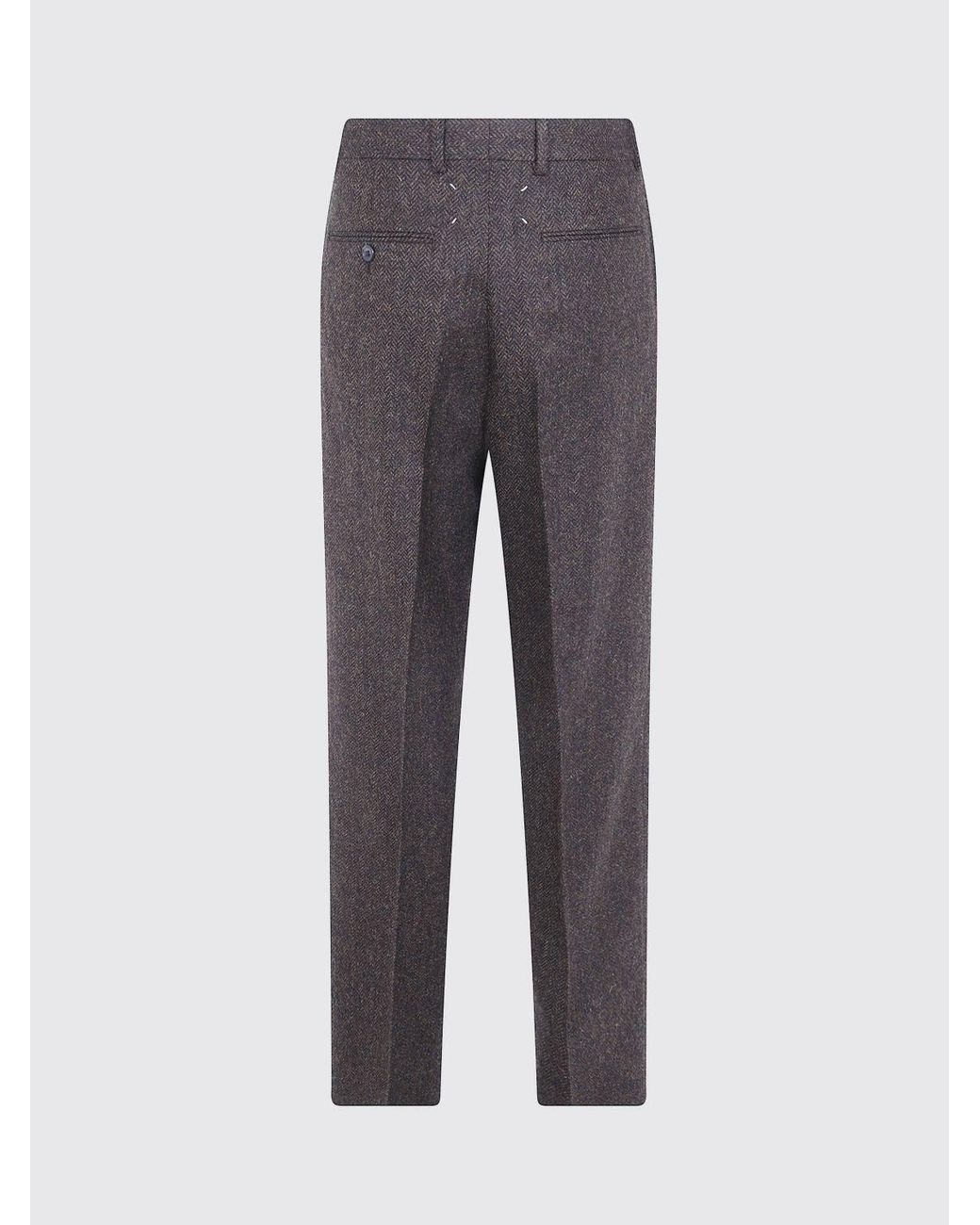Maison Margiela Gray Wide-Leg Trousers for men