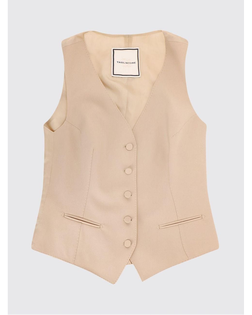 Tagliatore Natural Virgin Wool Blend Waistcoat