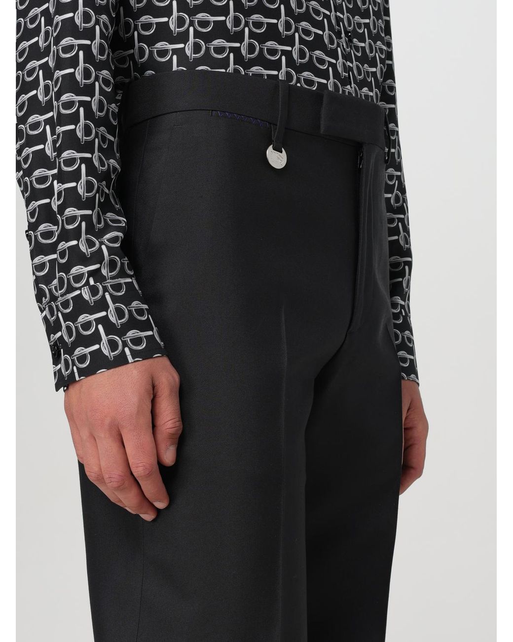 Burberry Black Pants for men