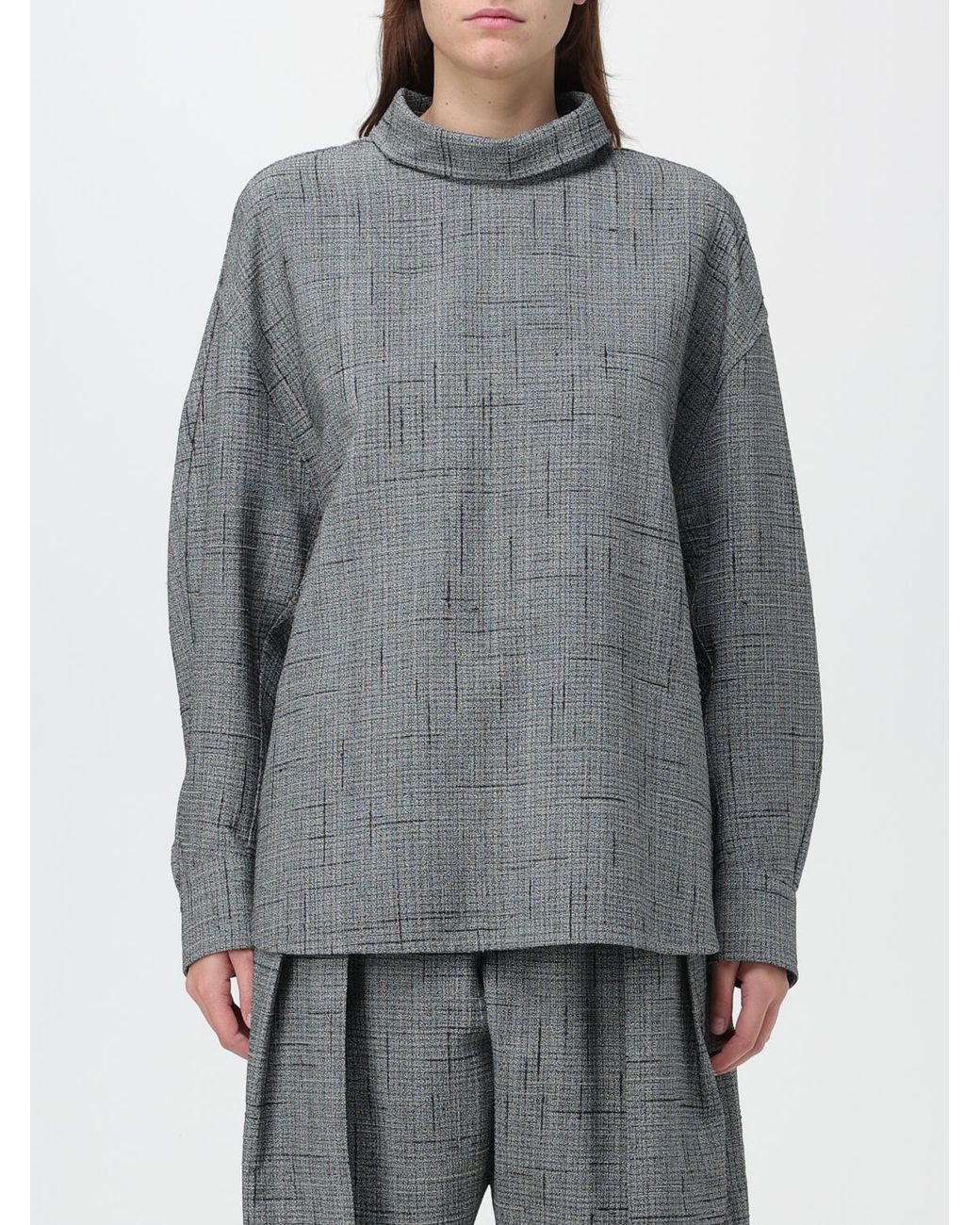 Bottega Veneta Gray Top