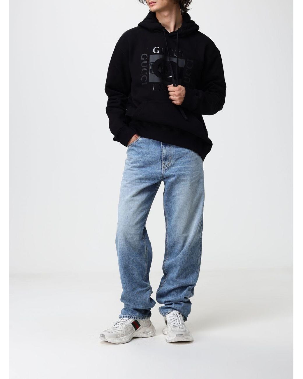 Sudadera Hombre Gucci de hombre de color Black