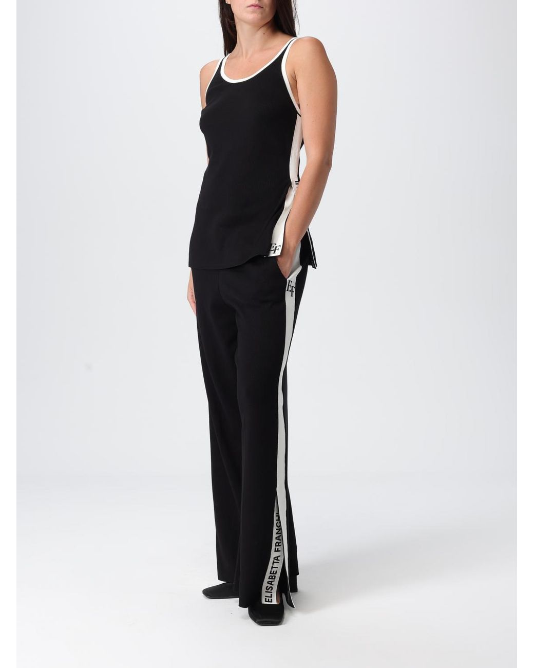 Elisabetta Franchi Black Trousers
