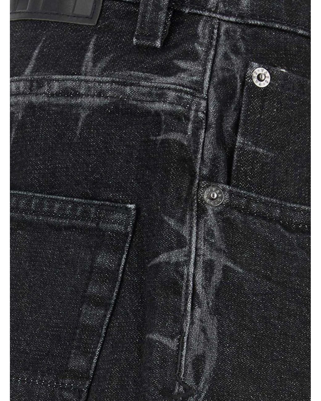 Vans Black Straight-Fit Jeans Mid-Rise for men