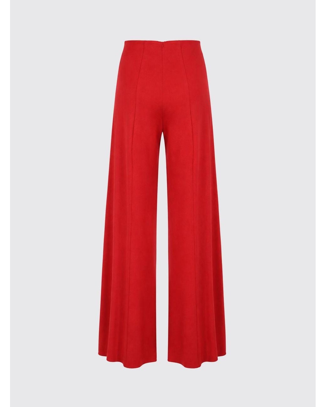 Liviana Conti Red Eric High-Waisted Palazzo Trousers