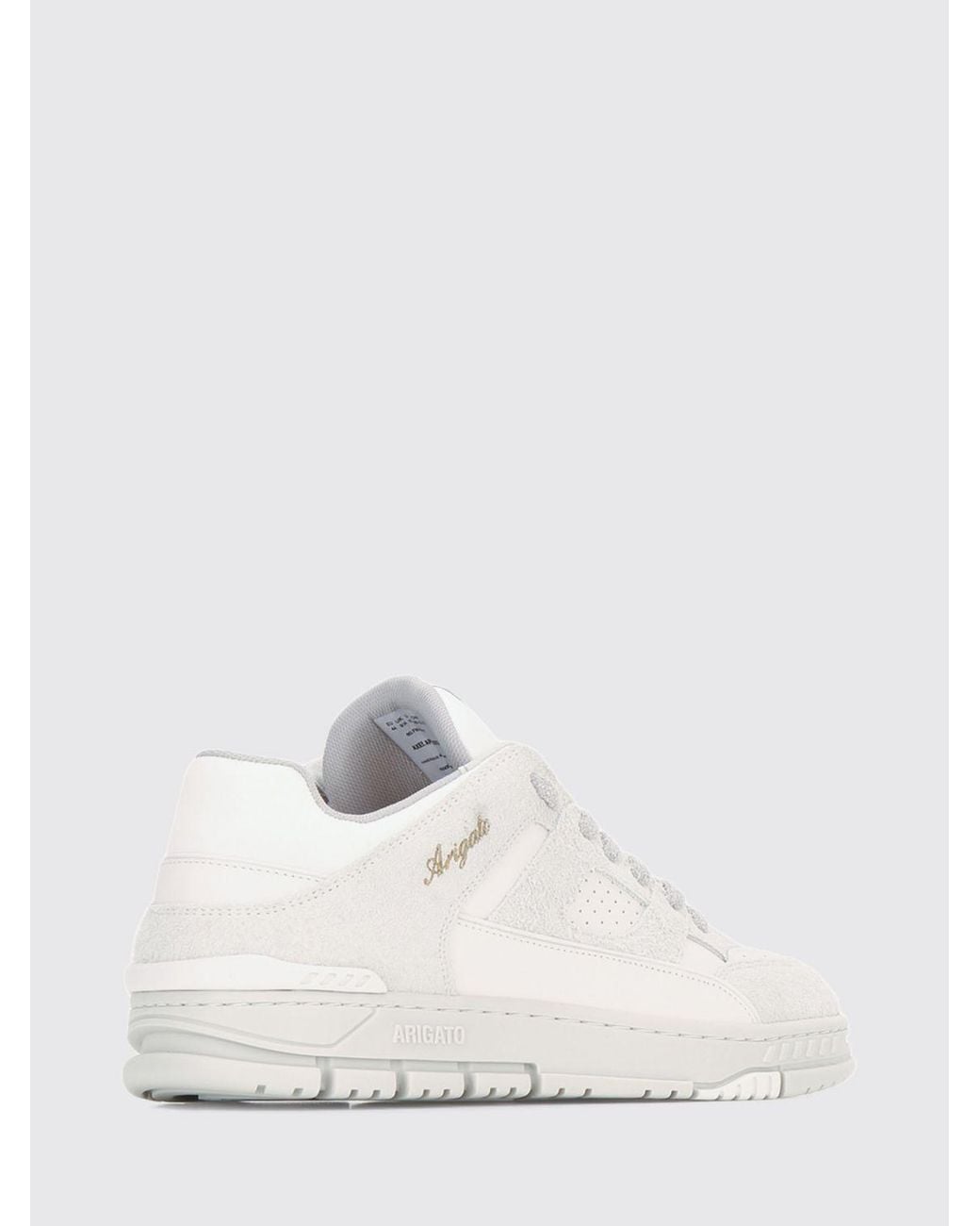 Axel Arigato Natural Area Lo Fluffy Two-Tone Leather And Suede Sneakers for men