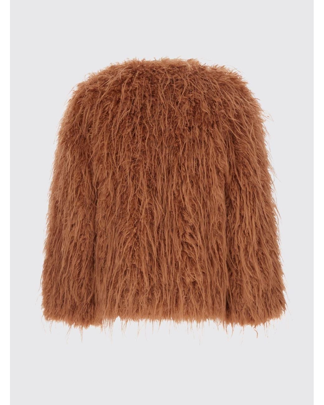 Forte_forte Brown Fur Coat
