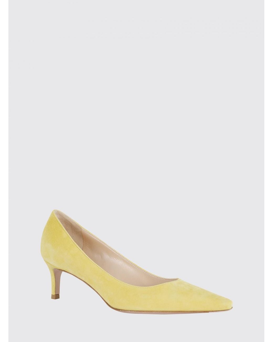 Roberto Festa Yellow Cerere Suede Pumps