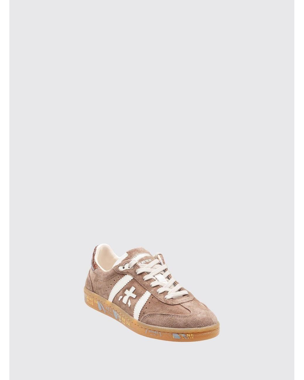 Premiata Pink Bonnie Low-Top Sneakers