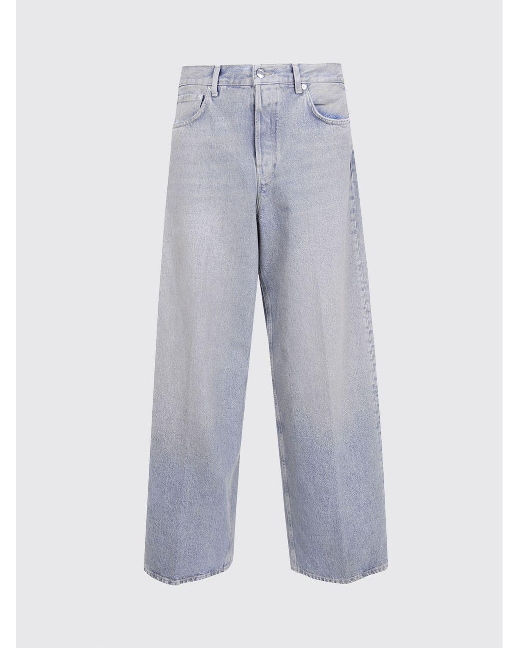 Haikure Blue Wide Leg Jeans for men