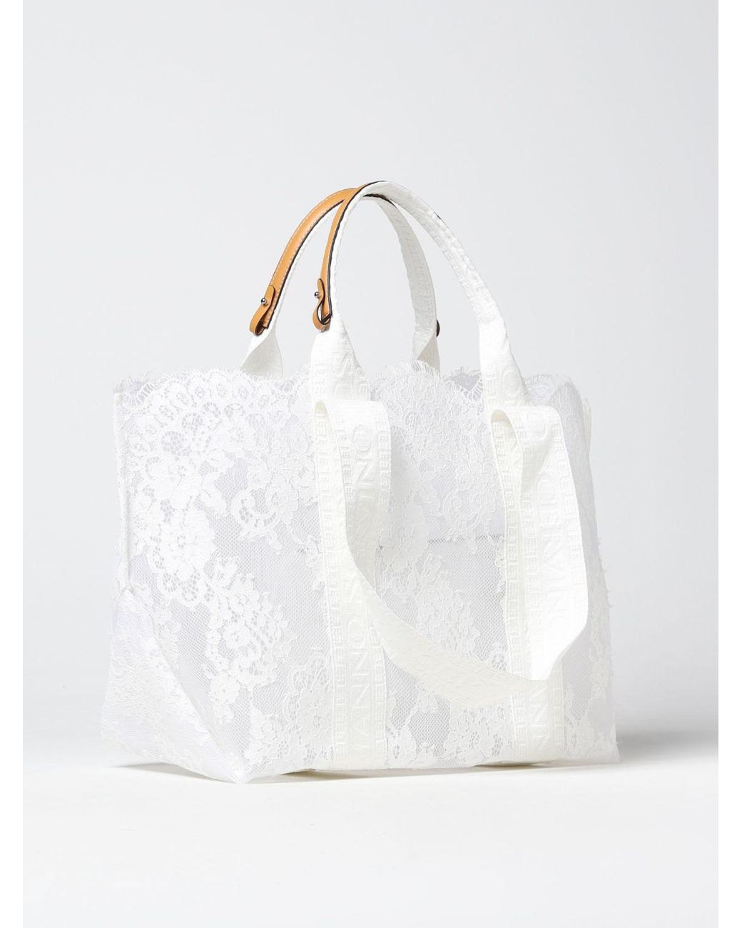 ERMANNO SCERVINO バック 鞄 ホワイト 花 ERMANNO SCERVINO バック 鞄 ホワイト 花 ERMANNO SCERVINO