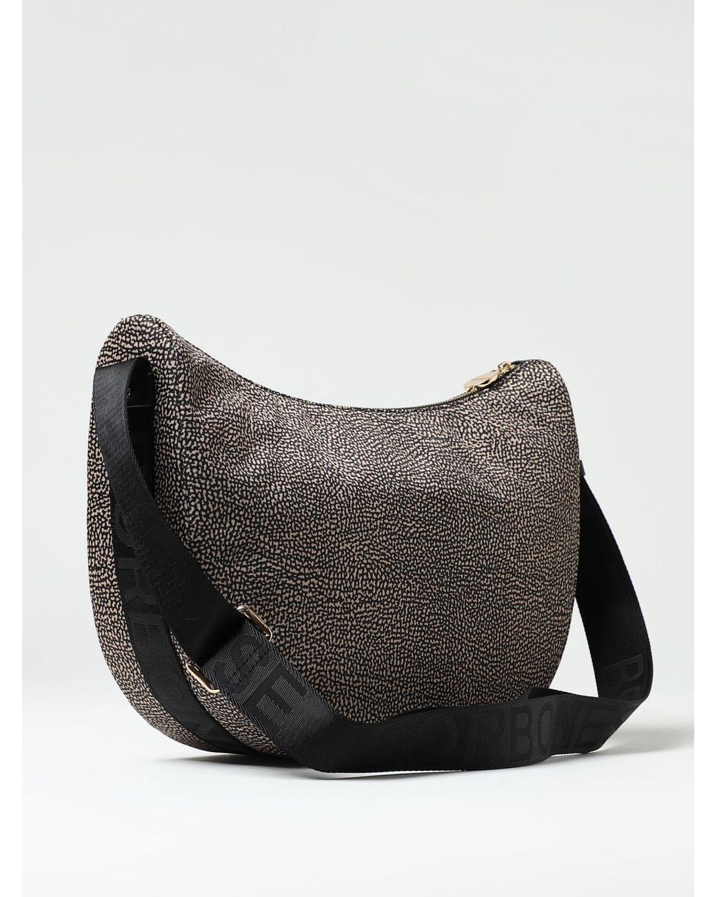 Borbonese Shoulder Bag in Gray | Lyst