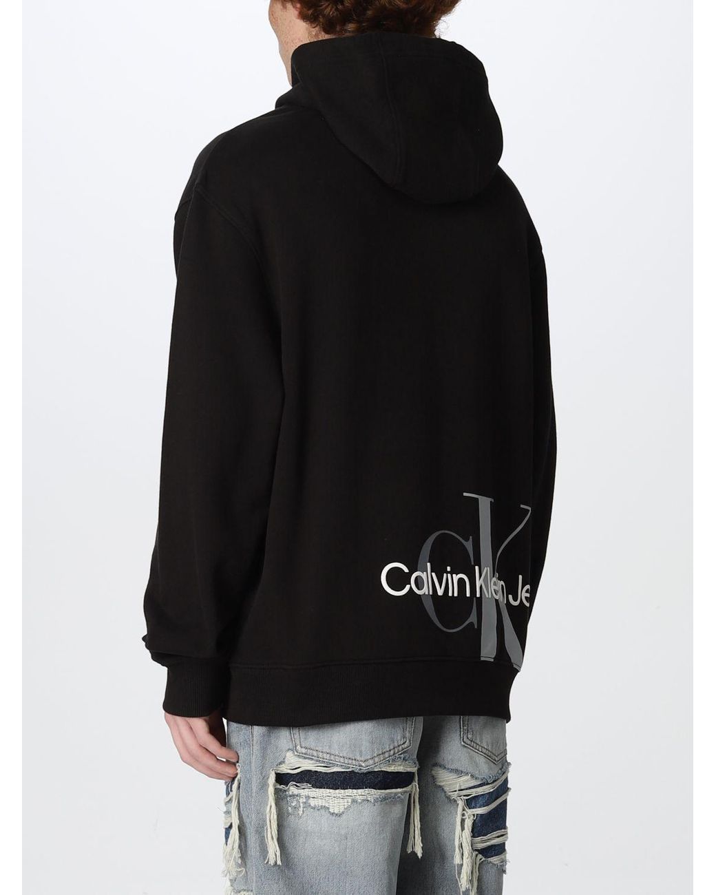 Sudadera Calvin Klein de hombre de color Negro | Lyst