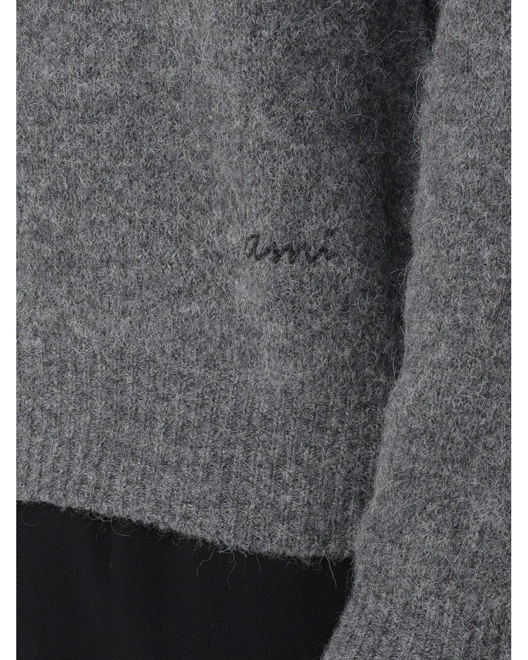 AMI Gray Sweater for men