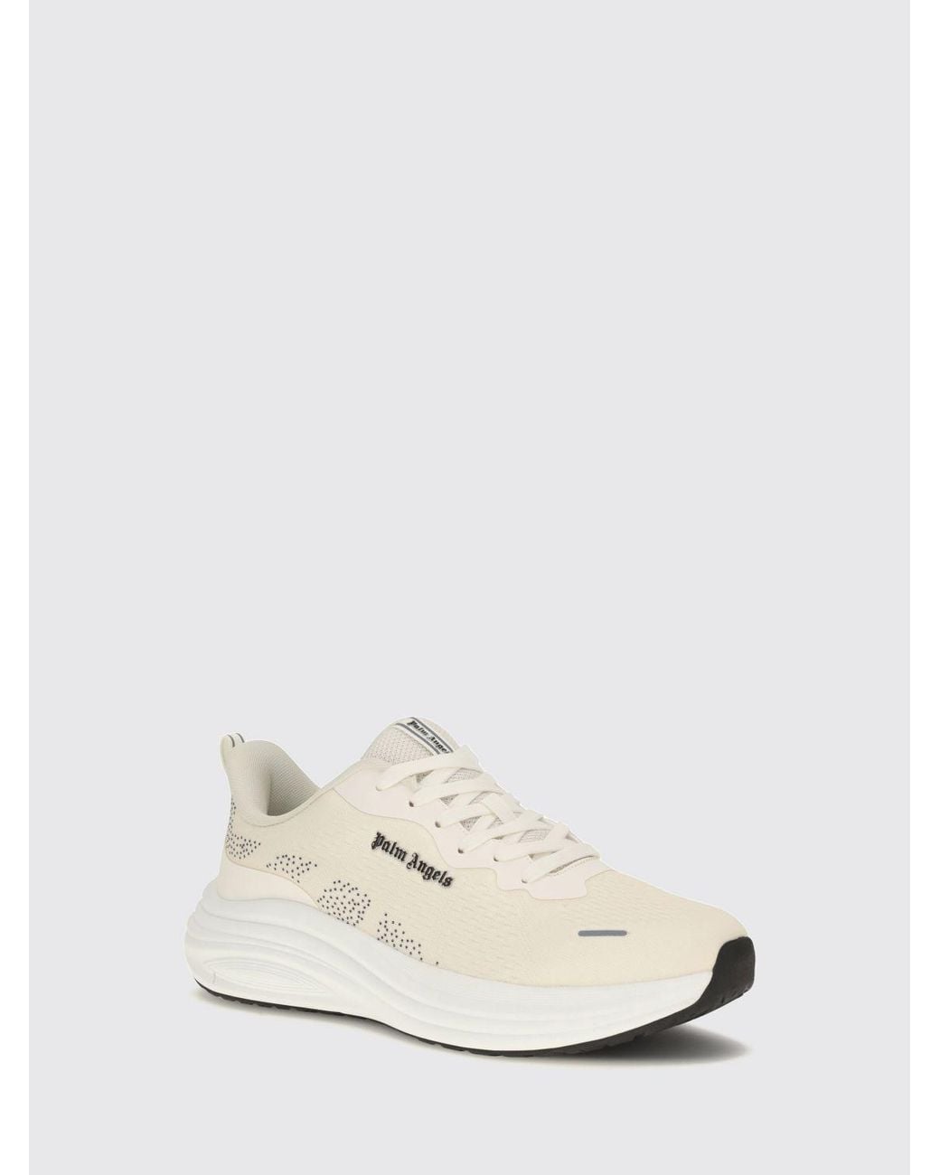 Palm Angels Natural Sunset Low Top Mesh Sneakers With Cushioned Sole for men
