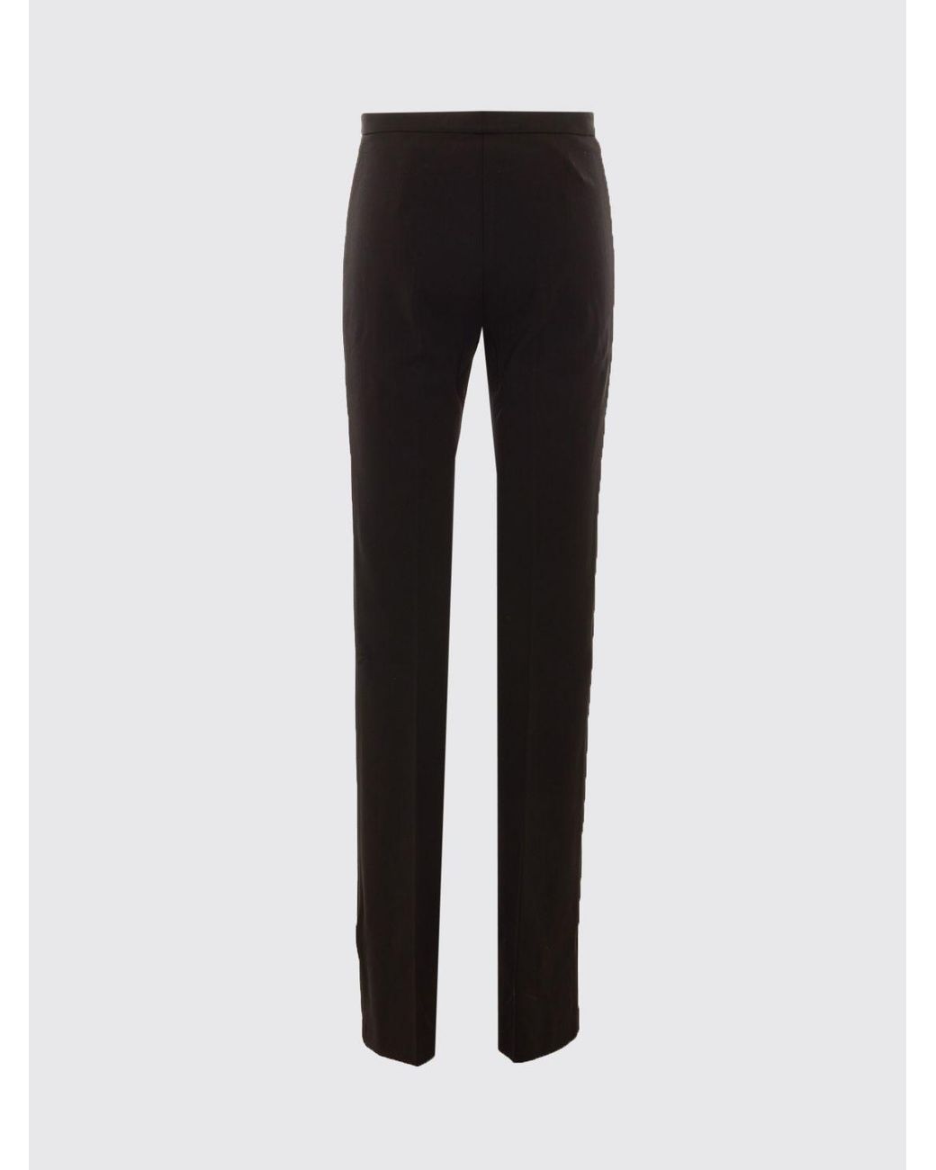 Pinko Black Hulka Flared Crêpe Mid-Rise Trousers