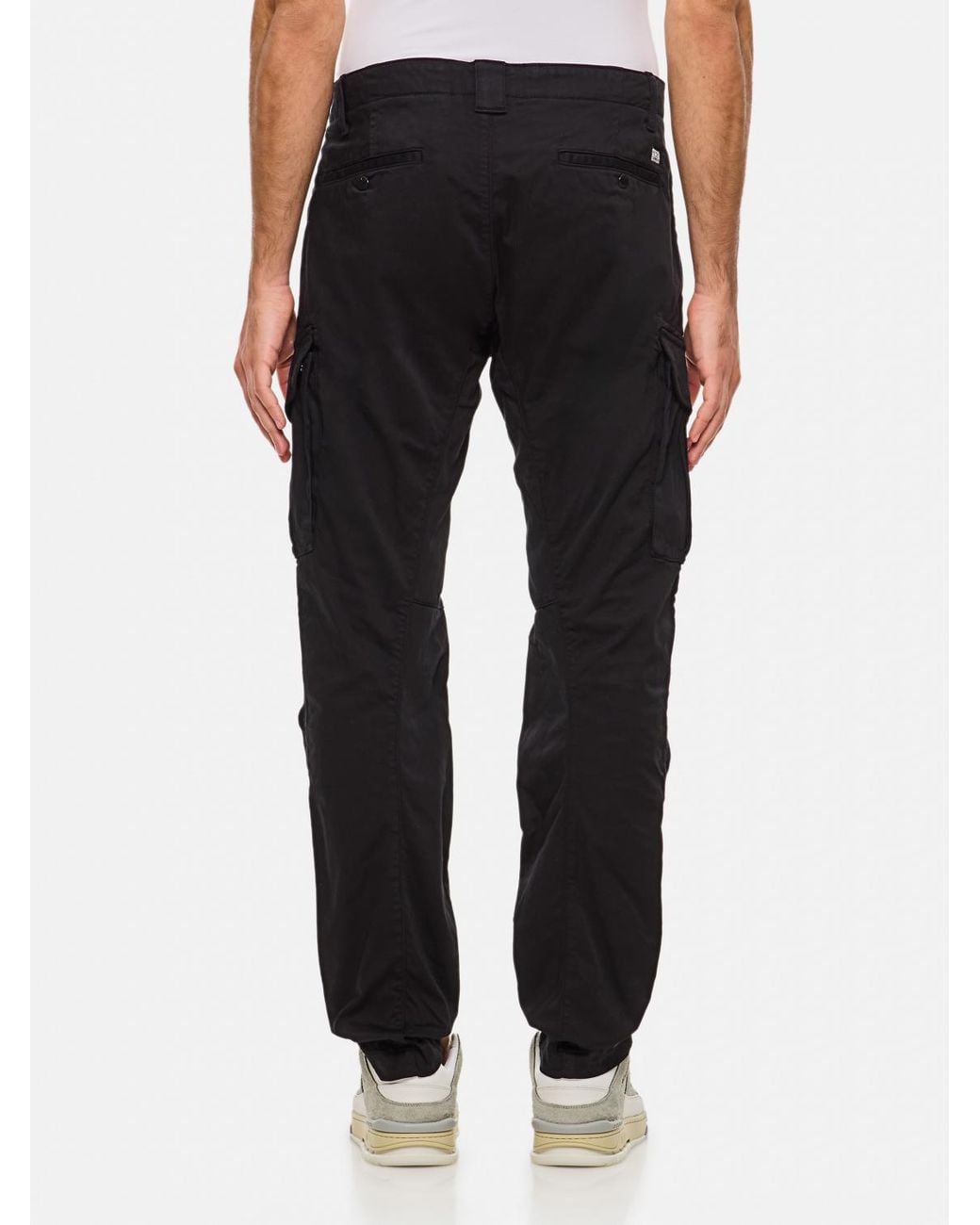 C P Company Black Trousers for men