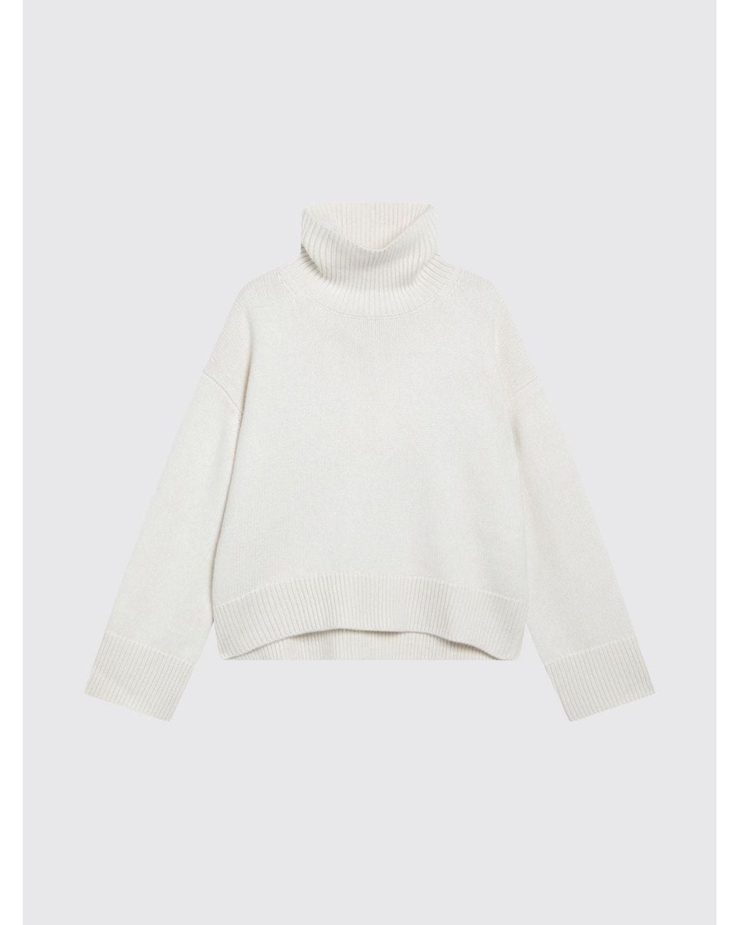 Loulou de Saison White Turtleneck Jumper