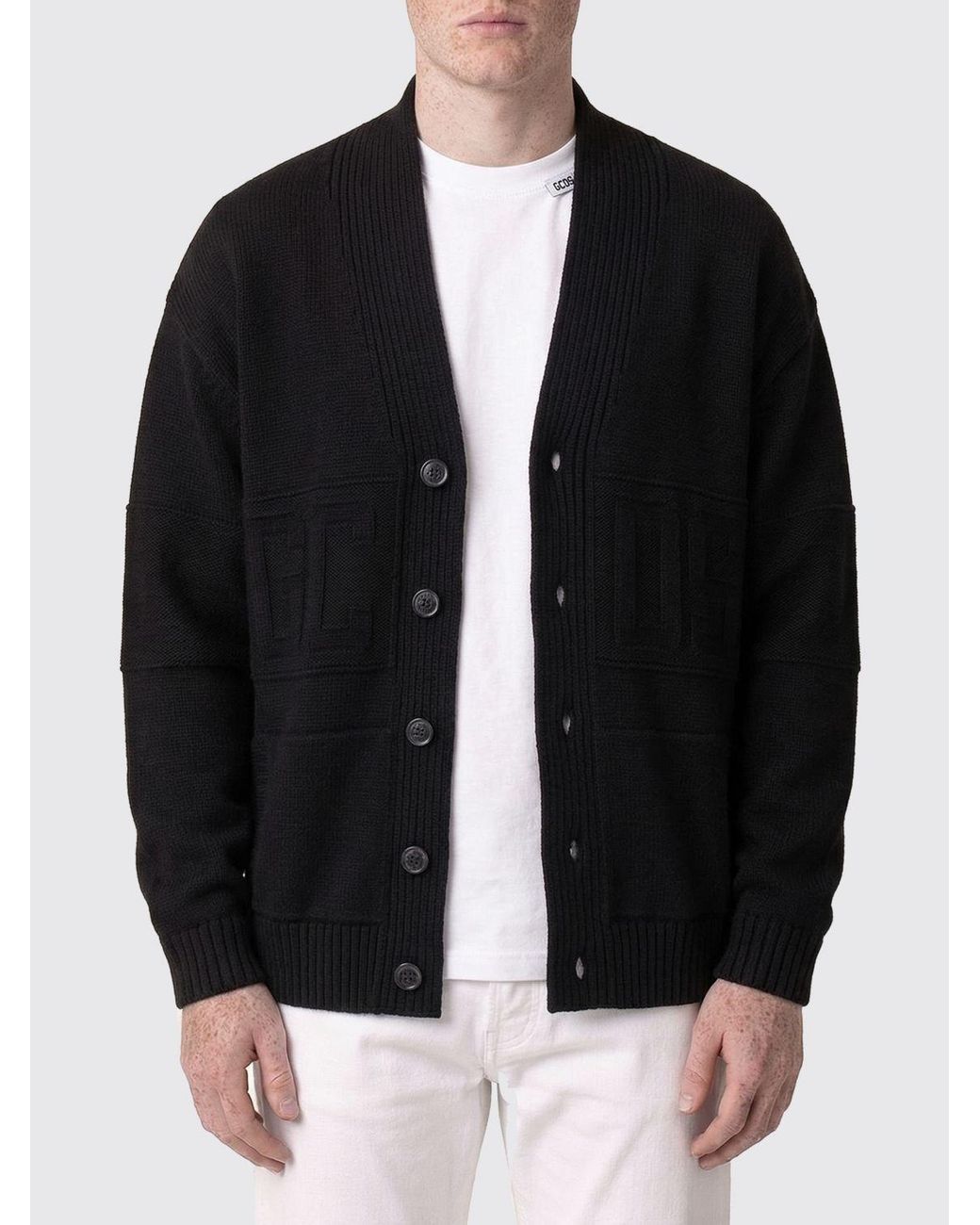 Gcds Cardigan Aus Recycelter Wolle in Black für Herren