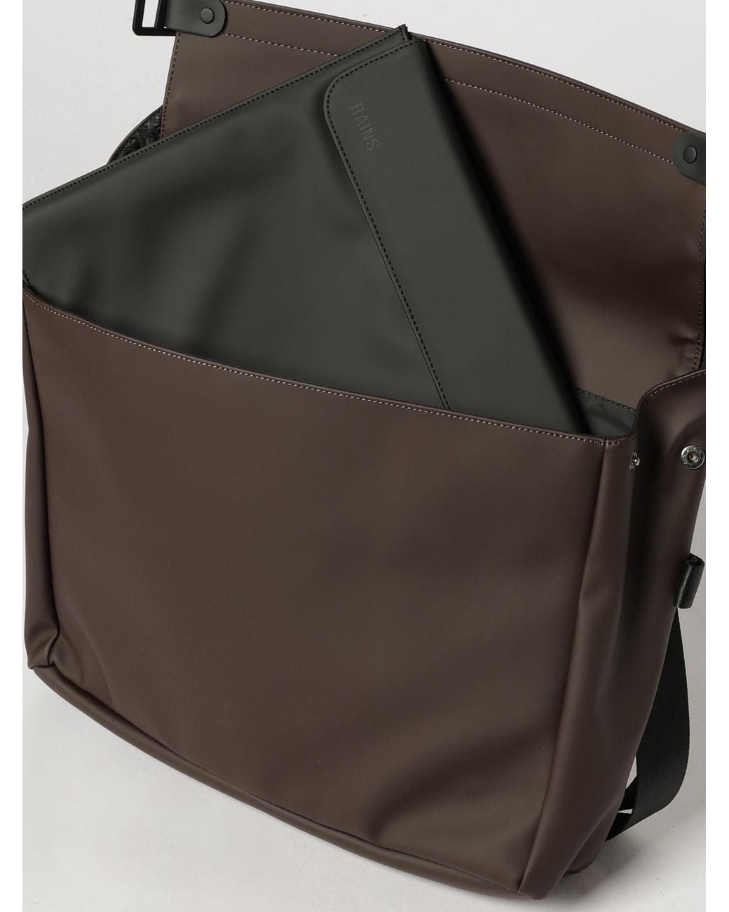 Rains Brown Shoulder Bag for men