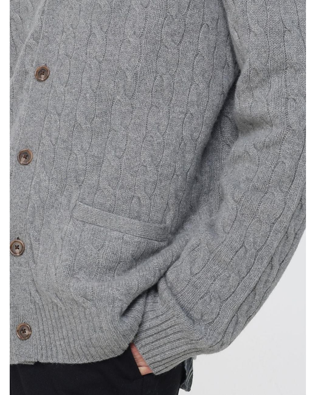 Polo Ralph Lauren Gray Crewneck Cardigan for men