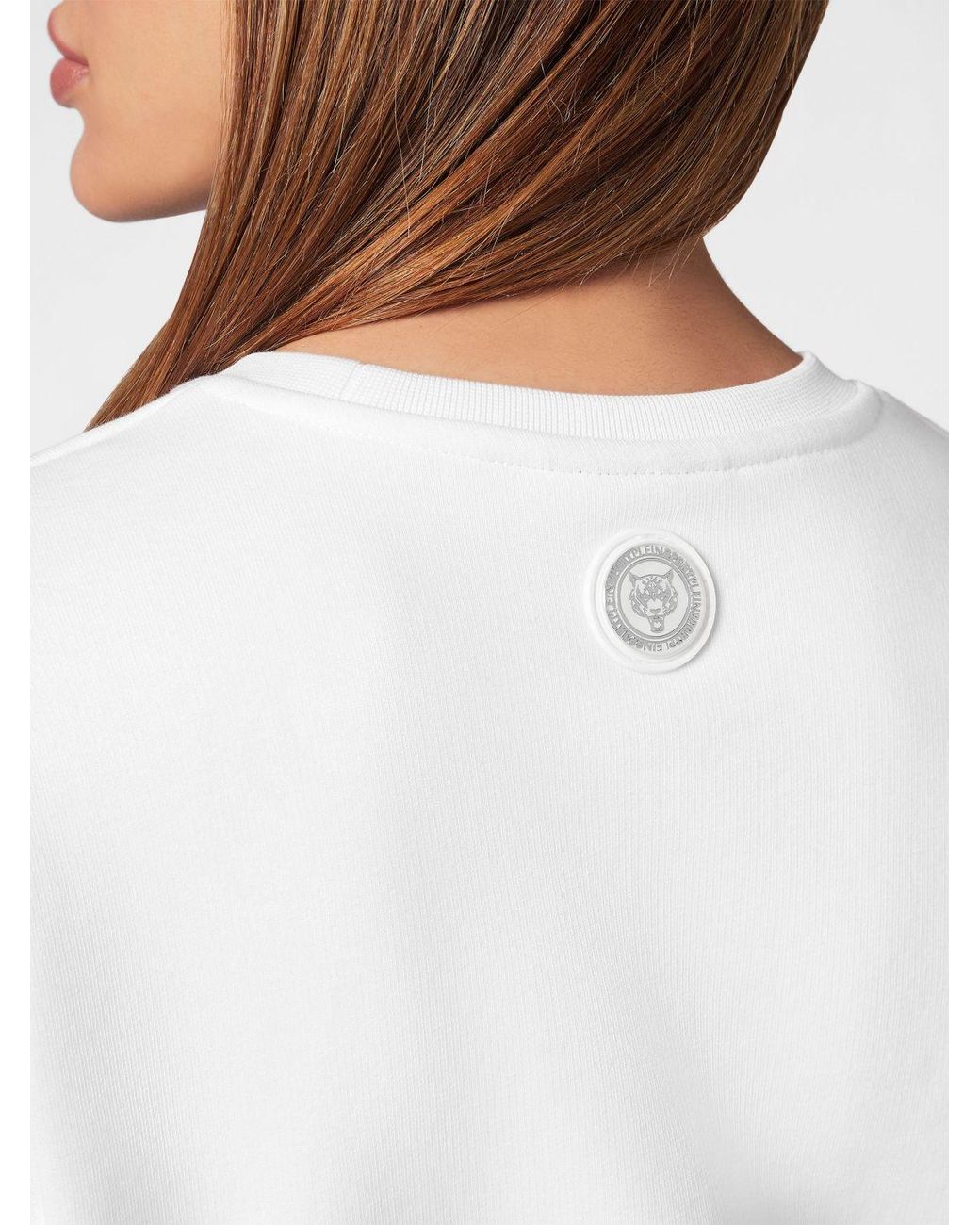 Philipp Plein Gray Crewneck Jumper