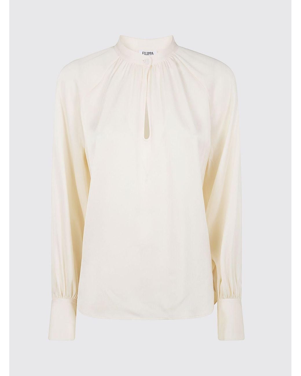 Filippa K White Satin Blouse
