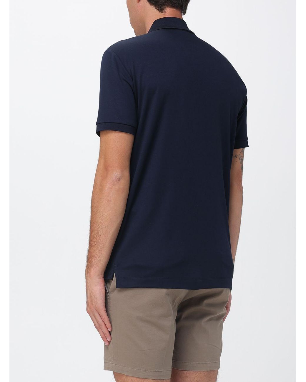 EA7 Blue Polo Shirt for men